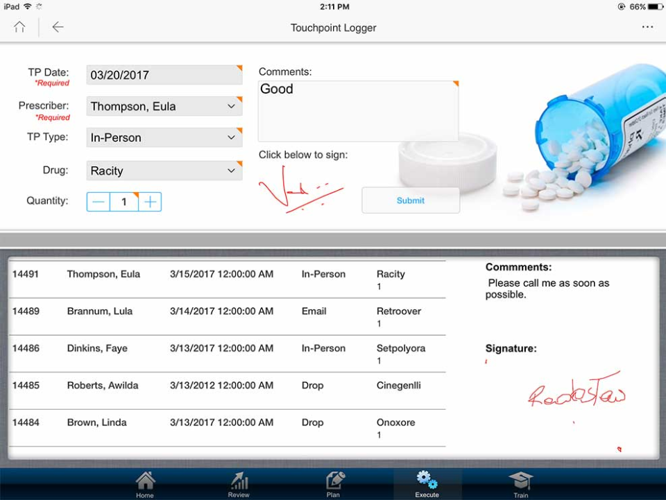 screenshot of MicroStrategy Enterprise Mobility